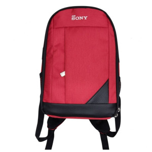 PDX Sony Fotoğraf Makinesi İçin Ufak Sırt Çantası (Kırmızı)